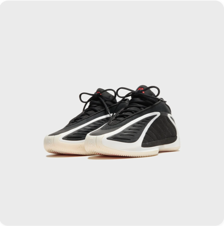 Adidas AE 1 Core Black White - Front View