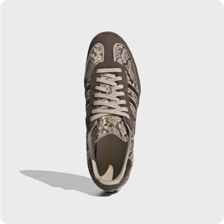 Adidas Samba - Snake Print / Taupe / Dark Brown