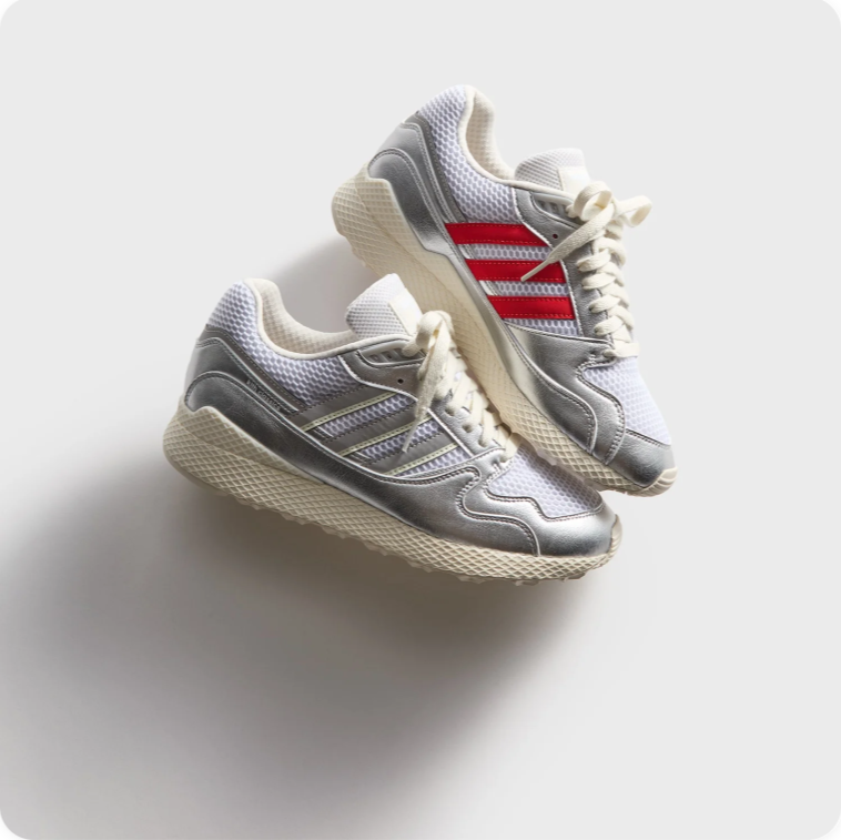 Adidas Torsion Super - Silver Metallic / Grey / Cream White