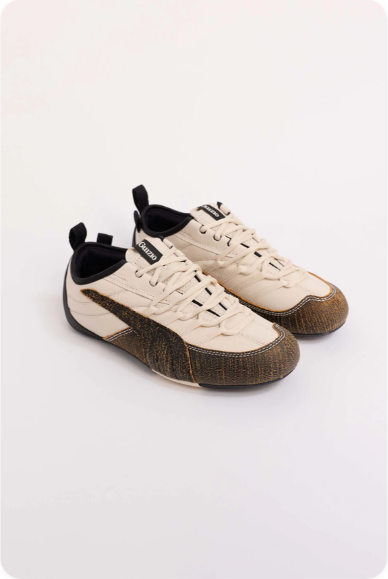 Puma x Guizio - Ivory / Dark Olive / Black