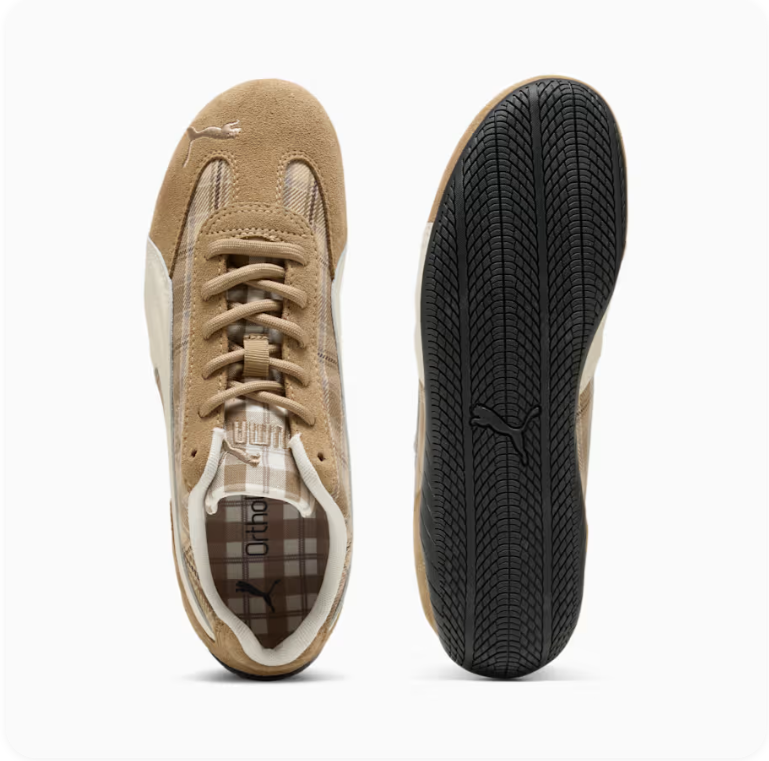 Puma Speedcat OG - Camel / Plaid / Warm White