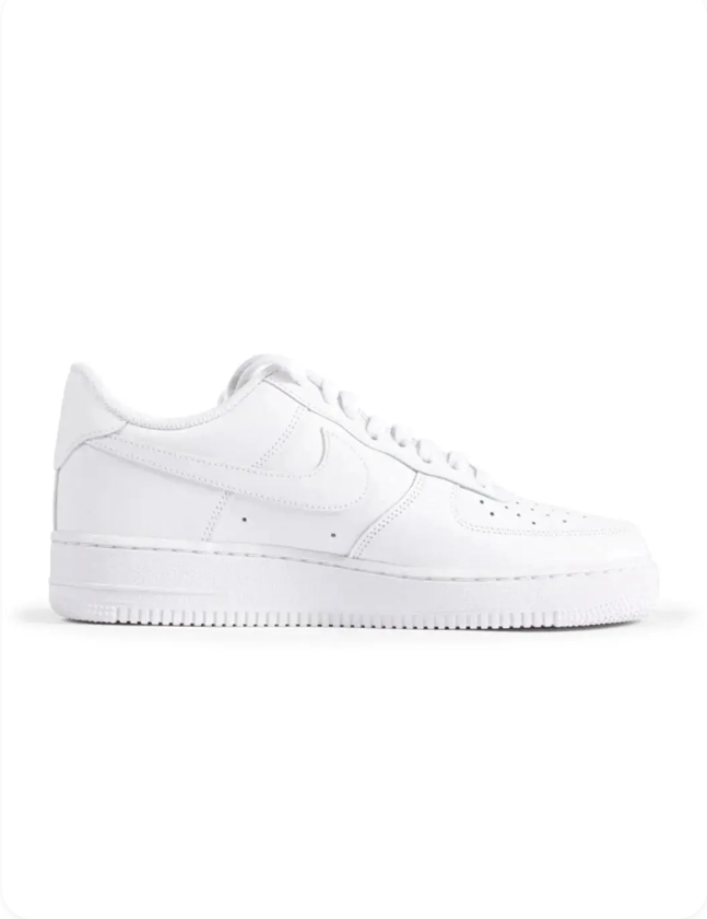 Nike Air Force 1 '07 Triple White - Side View