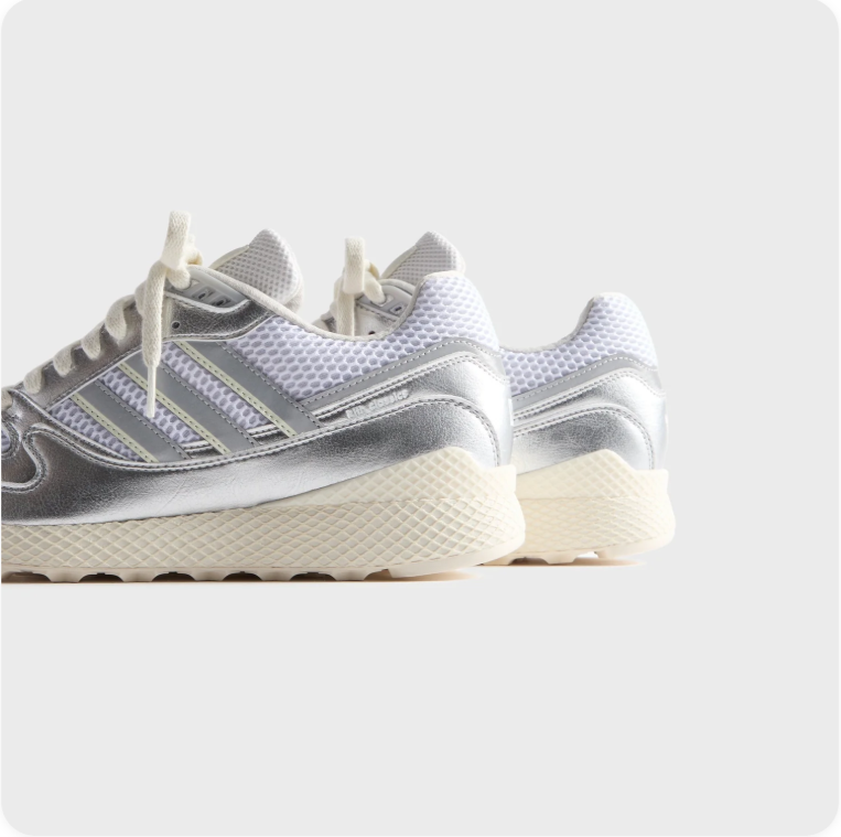 Adidas Torsion Super - Silver Metallic / Grey / Cream White