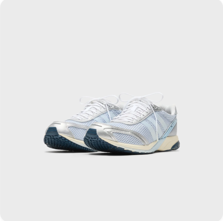 Adidas Adizero Adios - Silver Metallic / Halo Blue / Cream White