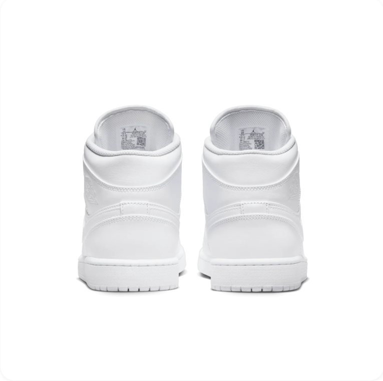 Air Jordan 1 Mid - Triple White