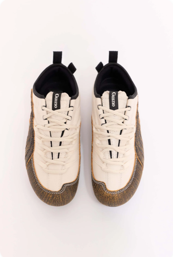 Puma x Guizio Ivory Dark Olive Black - Pair Top View