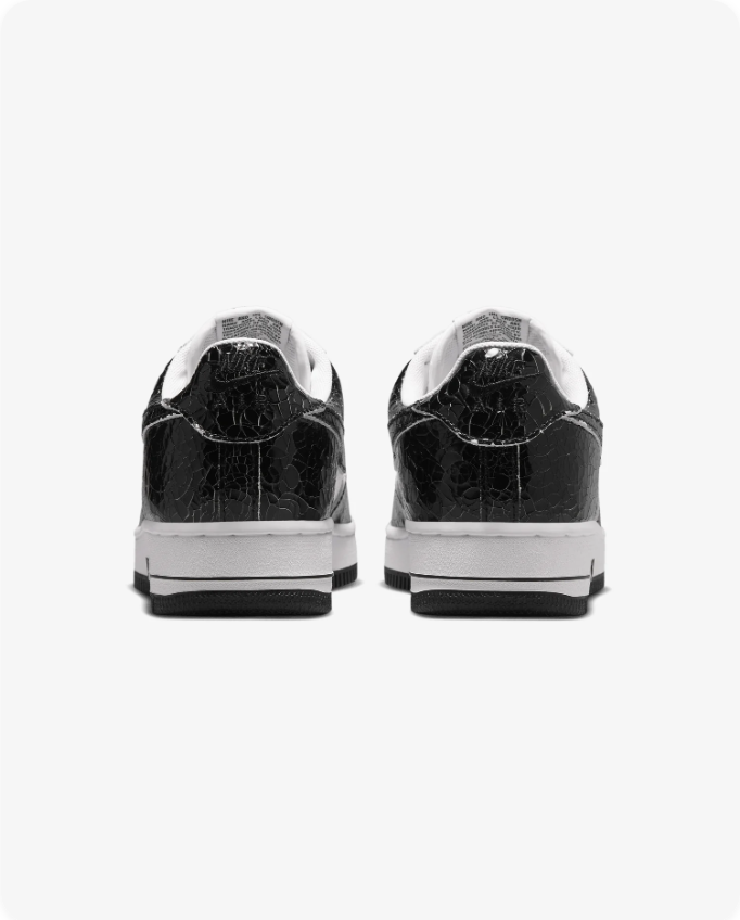 Nike Air Force 1 Low - White / Black Croc Patent