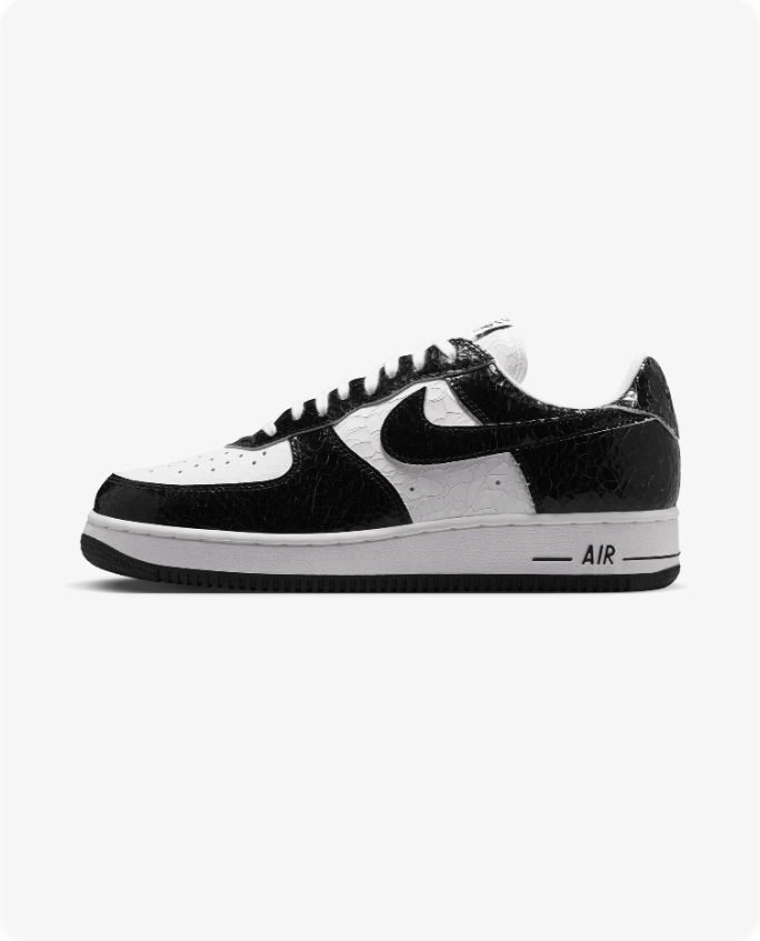 Nike Air Force 1 Low - White / Black Croc Patent