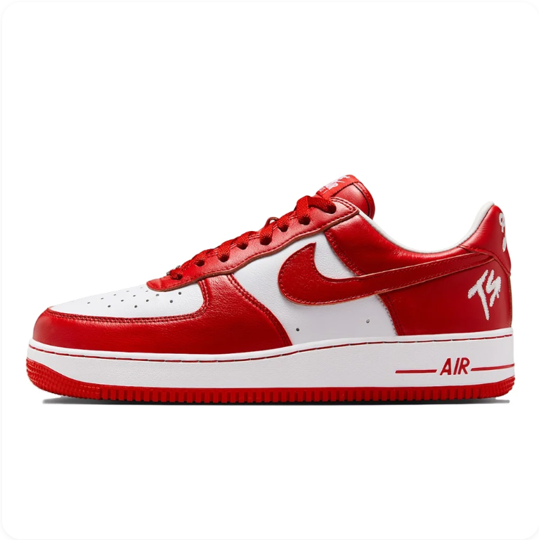 Nike Air Force 1 Low x Travis Scott - White / University Red