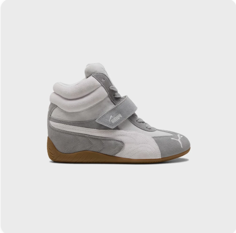 Puma Speedcat Hi Grey White Gum - Side View