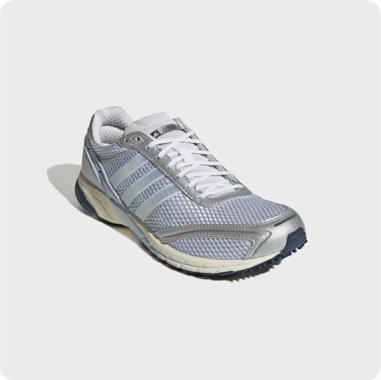 Adidas Adizero Adios - Silver Metallic / Halo Blue / Cream White
