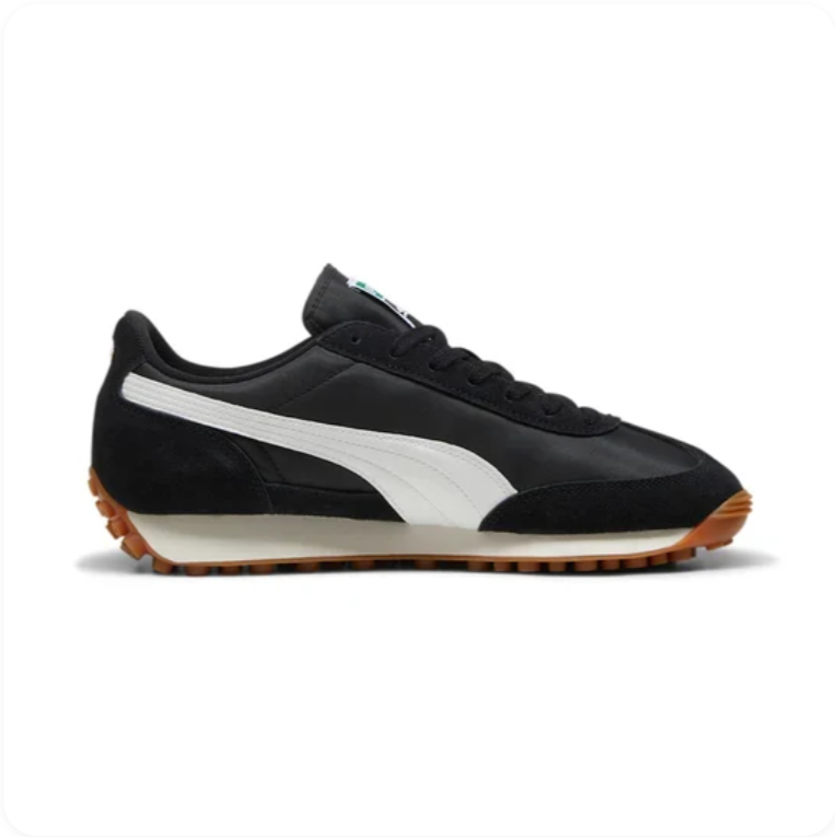 Puma Easy Rider Black White Gum - Side View 2