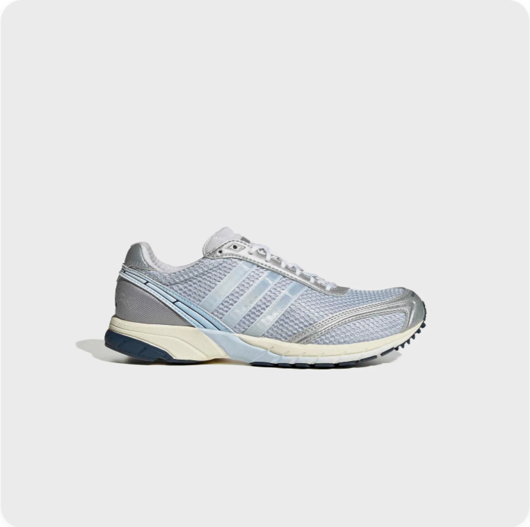 Adidas Adizero Adios - Silver Metallic / Halo Blue / Cream White
