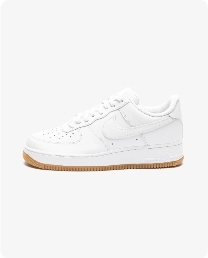 Nike Air Force 1 '07 White Gum - Side View