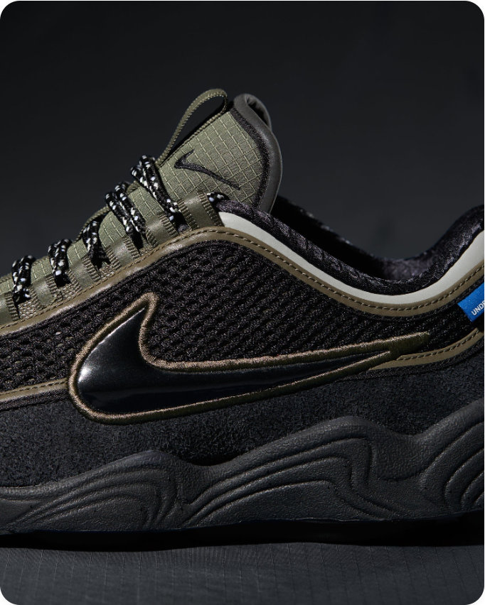 Nike Air Zoom Spiridon Ultra - Black / Olive / Orange
