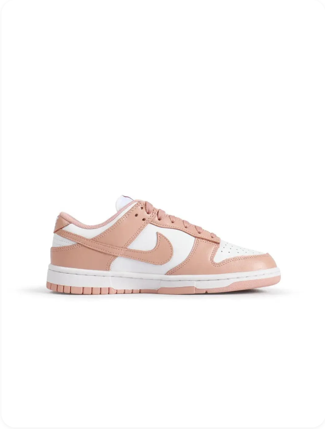 Nike Dunk Low - White / Rose Whisper (Women's)