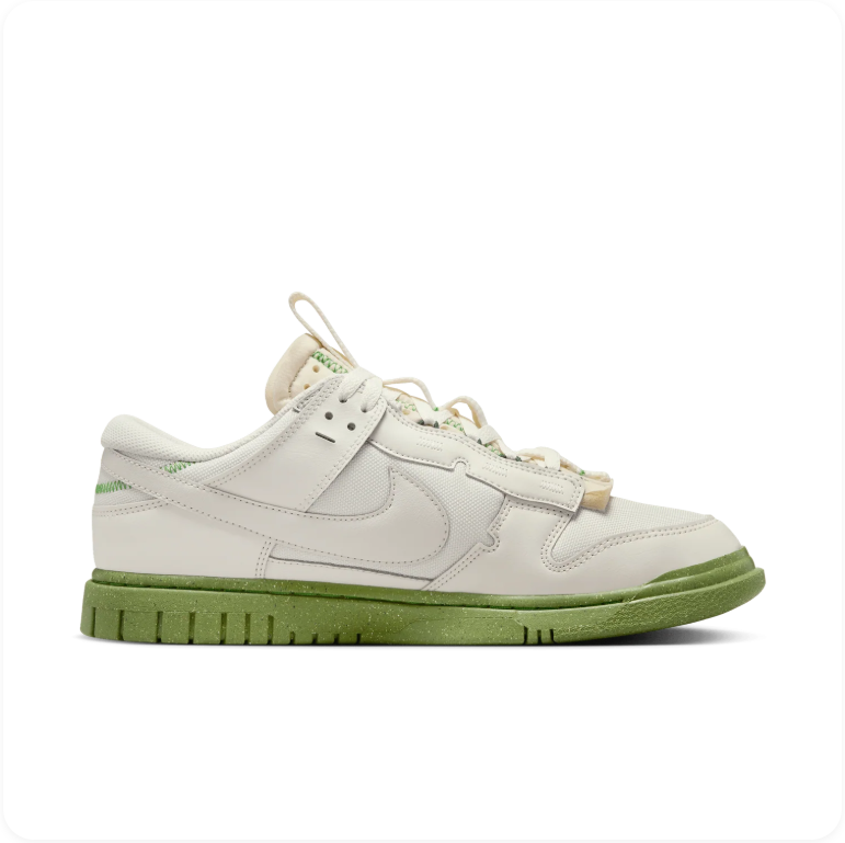 Nike Dunk Low Remastered Sail Chlorophyll - Side View