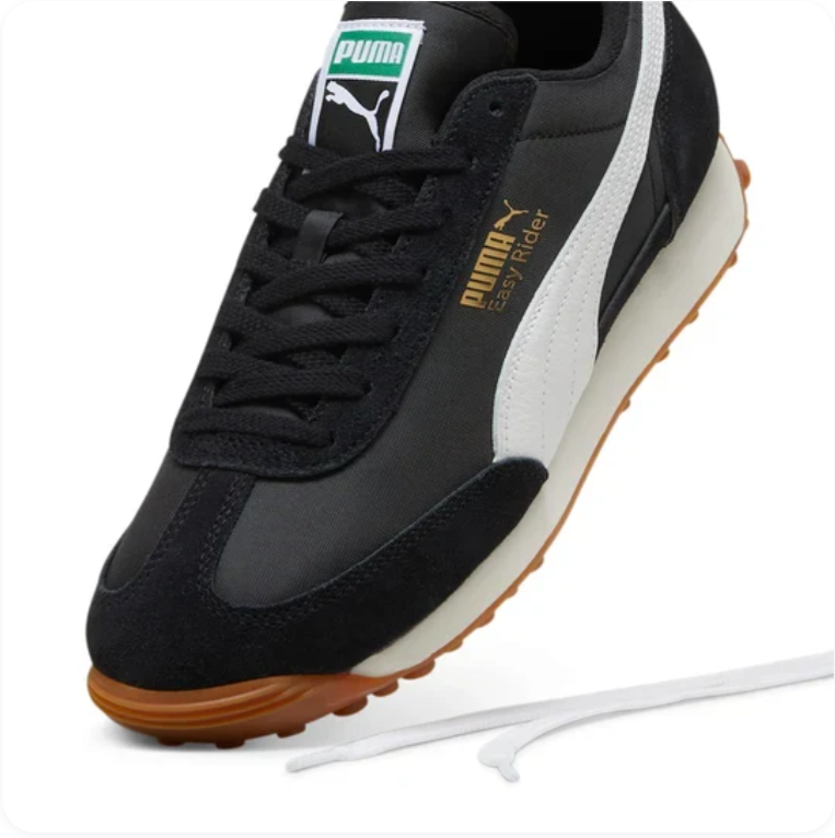 Puma Easy Rider - Black / White / Gum
