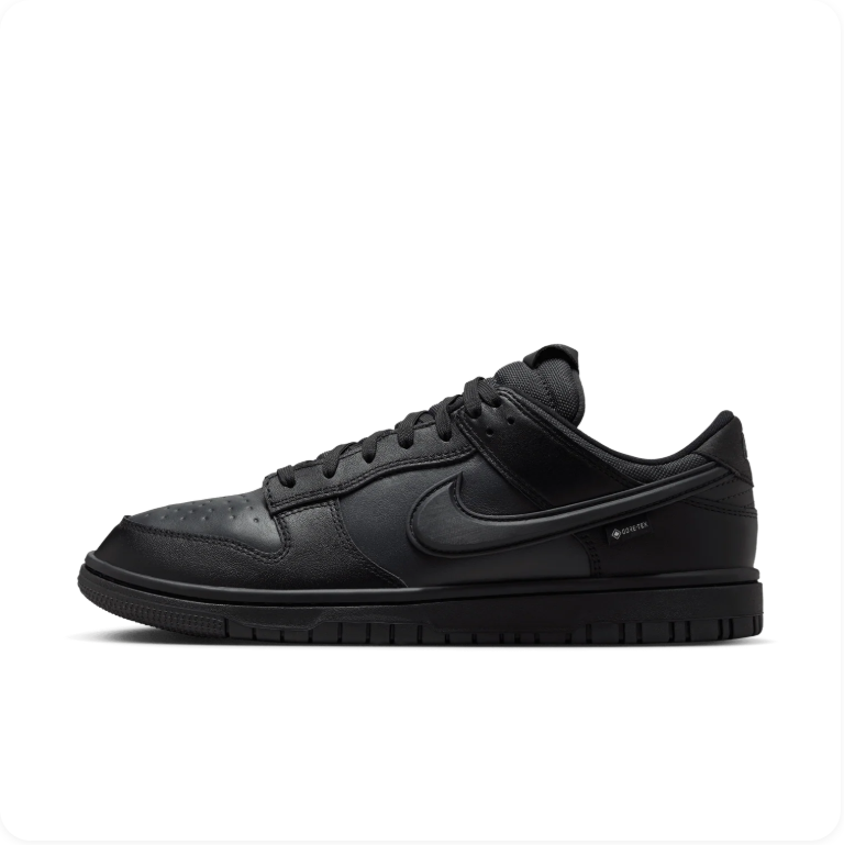 Nike Dunk Low GORE-TEX Triple Black - Side View