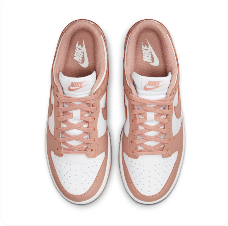 Nike Dunk Low - White / Rose Whisper (Women's)