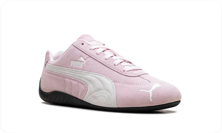 Puma Speedcat OG Pearl Pink White - Three Quarter View