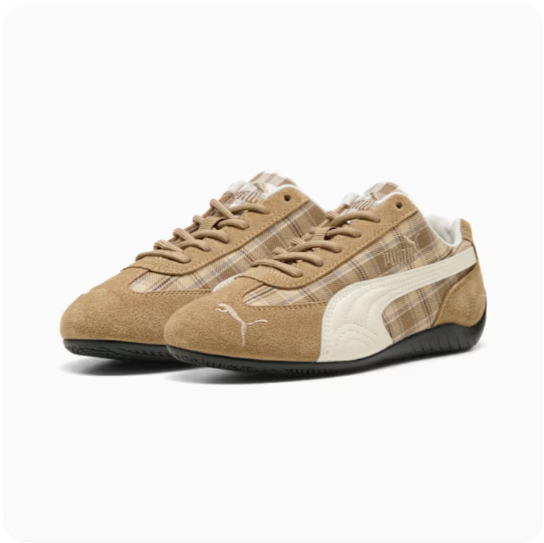 Puma Speedcat OG - Camel / Plaid / Warm White